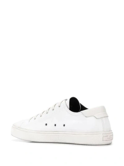 Shop Saint Laurent Basketball Sneakers In White