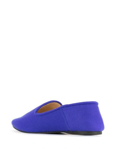 Shop Maison Rabih Kayrouz H-cashmere Loafers In Blue