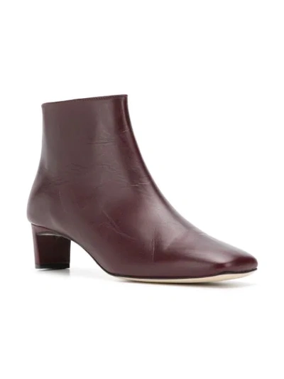 Shop Atp Atelier Clusia Ankle Boots In Purple