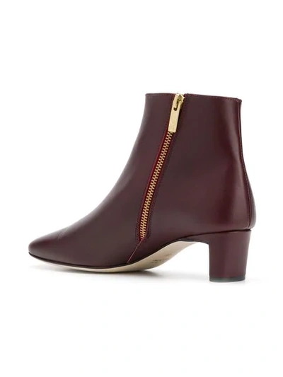Shop Atp Atelier Clusia Ankle Boots In Purple