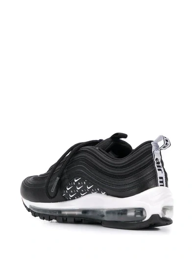 Shop Nike Air Max 97 Lx Overbranded Sneakers In Black