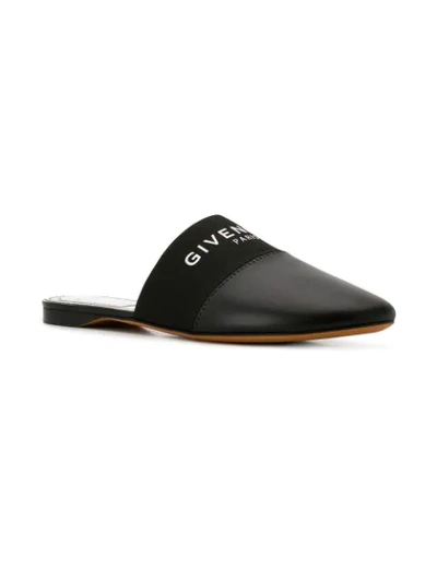 Shop Givenchy Bedford Slippers In Black