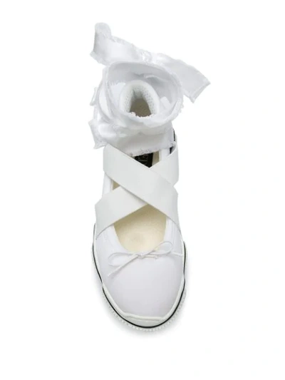 Shop Red Valentino 'ballet' Sneakers In White