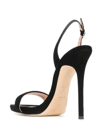 Shop Giuseppe Zanotti Stiletto Sandals In Black