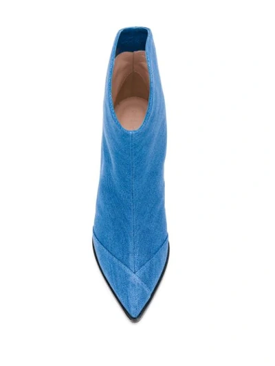 Shop Oscar Tiye Yee Haw Boots In Blue