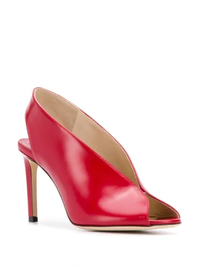 Shop Jimmy Choo Shar 85 Sandals In Red