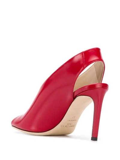 Shop Jimmy Choo Shar 85 Sandals In Red