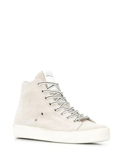 Shop Leather Crown Lc Classic Sneakers In Neutrals