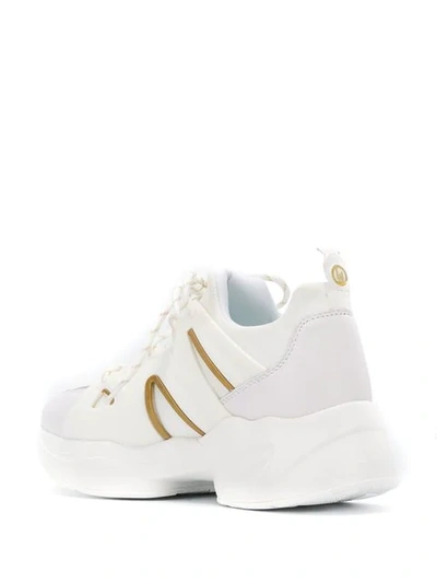 LIU •JO CHUNKY SOLE PANELLED SNEAKERS 