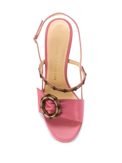 Shop Chloe Gosselin Celeste Sandals In Pink