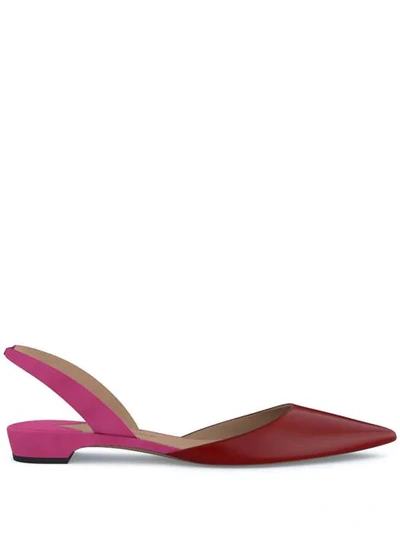 Shop Paul Andrew Rhea 15 Ballerina Shoes In Red