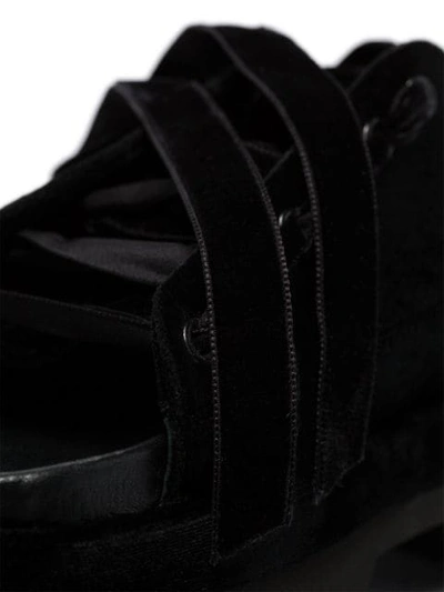 Shop Simone Rocha Japanese Chunky Sandals In Black