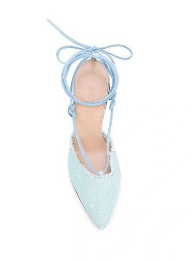 Shop Jacquemus J Charm Heel Pumps In Lightblue