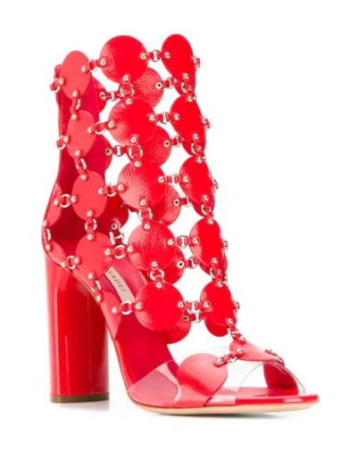 Shop Casadei Futura Sandals - Red