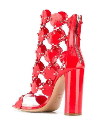 Shop Casadei Futura Sandals - Red