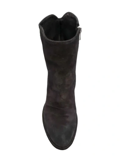Shop Officine Creative Block Heel Boots In Black