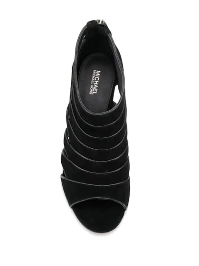 Shop Michael Michael Kors Harper Sandals In Black