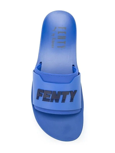 Shop Fenty X Puma X Fenty By Rihanna Surf Slide In Blue