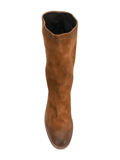 Shop Marsèll Mid-calf Boots In Brown