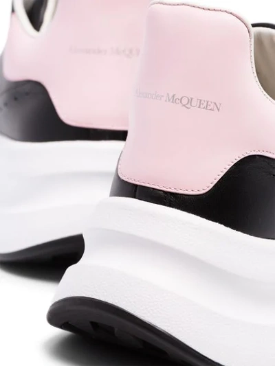 Shop Alexander Mcqueen Oversized Runner Sneakers In Black