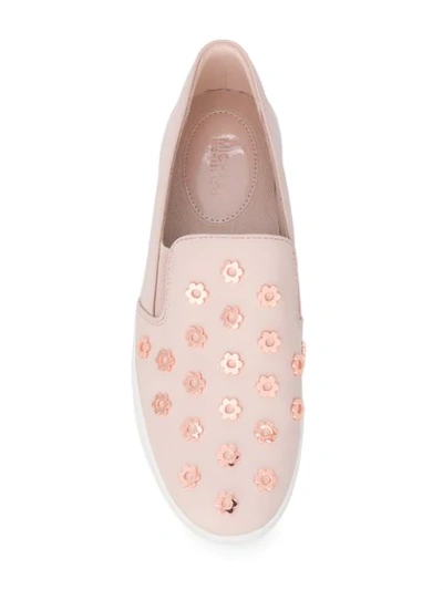 Shop Michael Michael Kors Keaton Slip-on Sneakers In Pink
