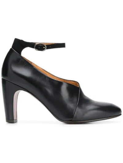 Shop Chie Mihara Anis Ankle Strap Pumps - Black