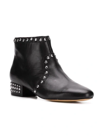 Shop Sam Edelman Studded Ankle Boots In Black