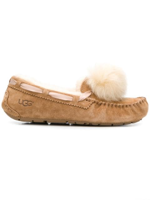 ugg moccasins pom pom