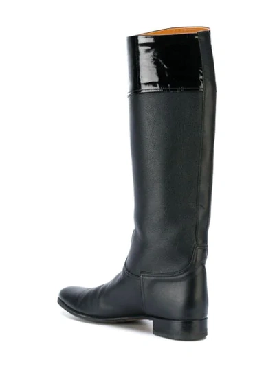 Pre-owned Hermes  Riding Style Boots In Black