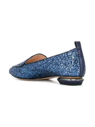 Shop Nicholas Kirkwood Beya Loafers In Blue