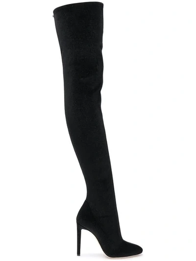 Shop Giuseppe Zanotti Dena Knee High Boots In Black