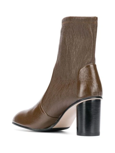 Shop Stuart Weitzman Margot 75 Booties - Brown