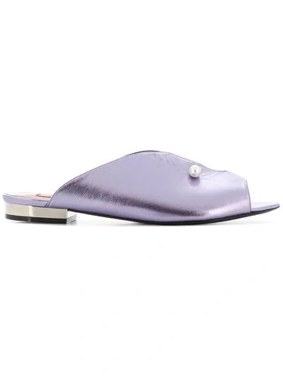 Shop Coliac Lucilla Mules In Purple