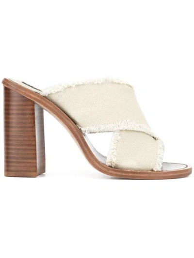 Shop Senso Willa Mules In White