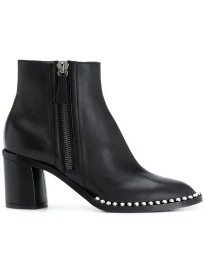 Shop Casadei Stiefeletten Mit Nieten In 000 Black