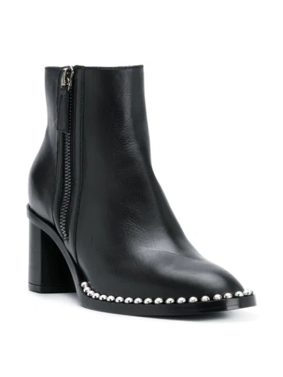 Shop Casadei Stiefeletten Mit Nieten In 000 Black