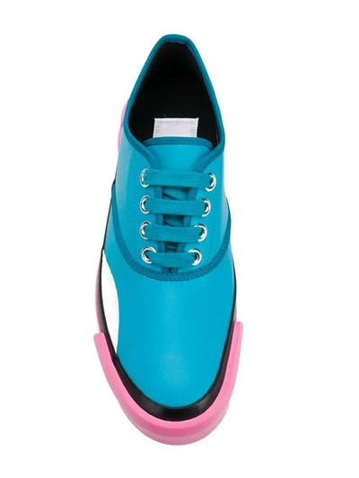 Shop Julien David Inka Sneakers In Blue