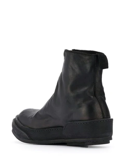 GUIDI FRONT ZIP BOOTS - 黑色