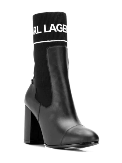 Shop Karl Lagerfeld Voyage Boots - Black