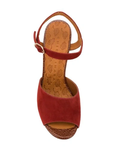 Shop Chie Mihara Casette Sandals In Red