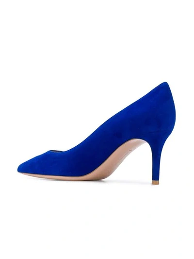 Shop Gianvito Rossi Gianvito 70 Pumps In Blue