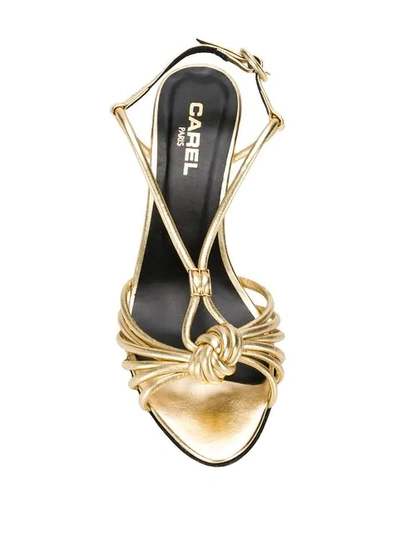 Shop Carel Solange Sandals In Gold