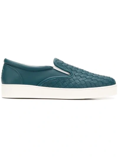 Shop Bottega Veneta Dodger Sneakers In 4400 Brighton/brighton