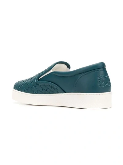 Shop Bottega Veneta Dodger Sneakers In 4400 Brighton/brighton