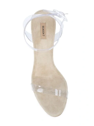 Shop Yeezy Pvc Sandals In White