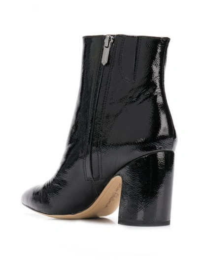 Shop Sam Edelman Varnish Ankle Boots In Black