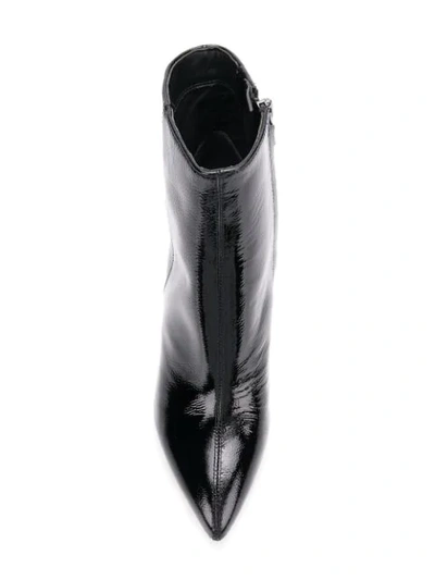 Shop Sam Edelman Varnish Ankle Boots In Black