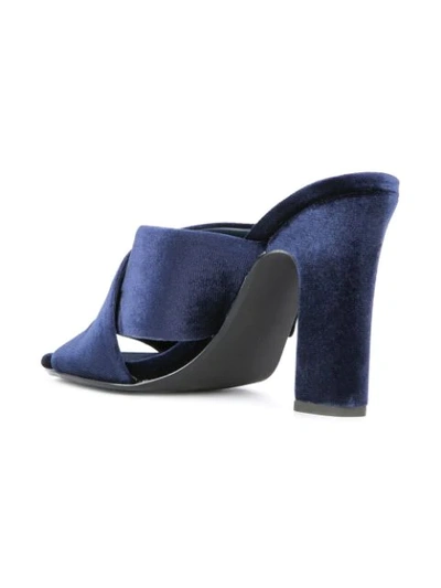 Senso Poppy Mules In Blue