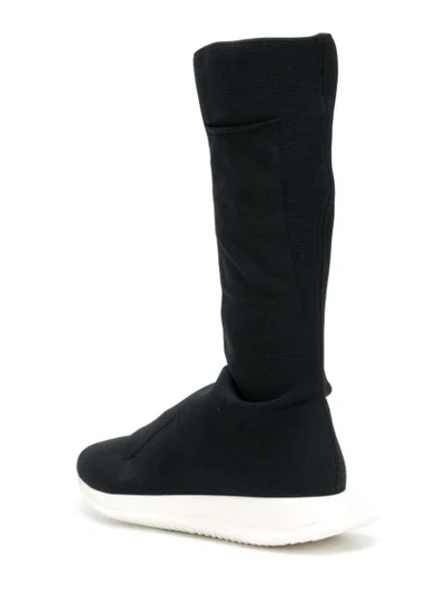 Shop Rick Owens Drkshdw Runner Sock Boots In Black