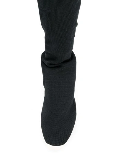 Shop Rick Owens Drkshdw Runner Sock Boots In Black